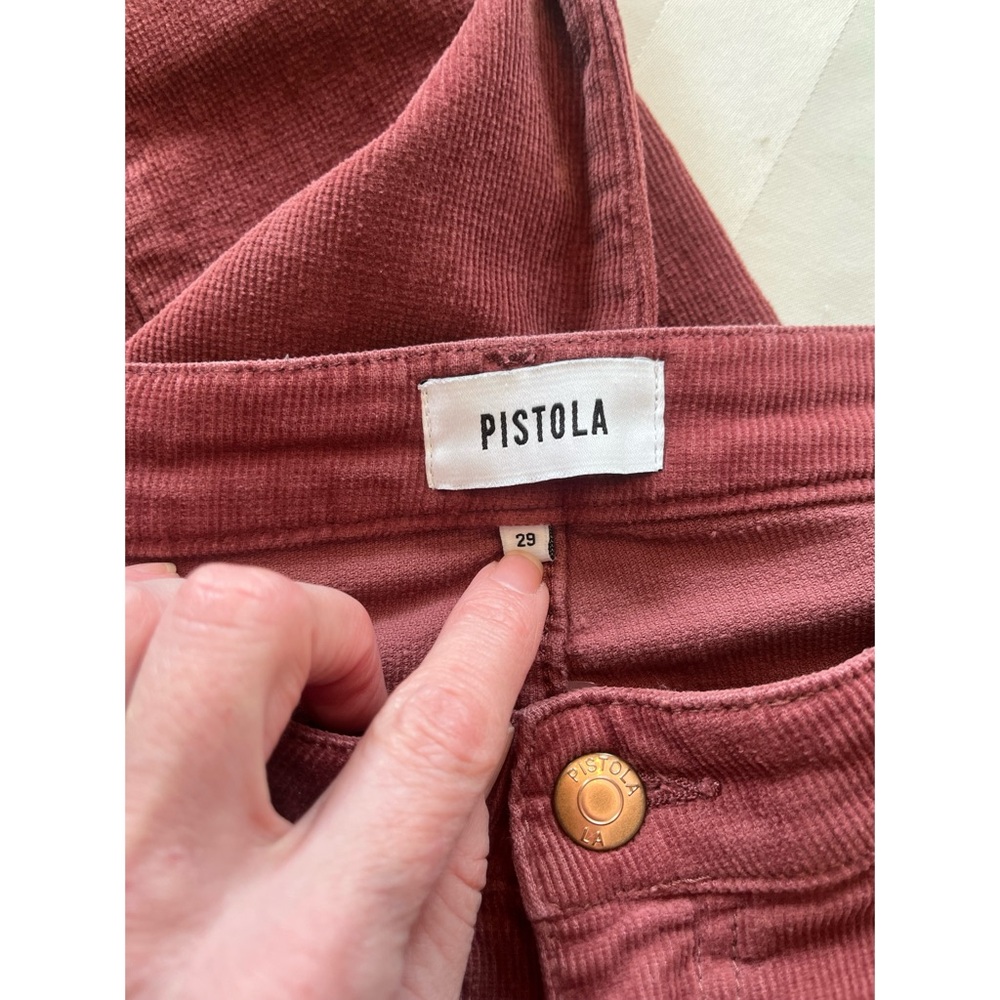 Pistola Burgundy Corduroy Pants - Picture 3 of 3